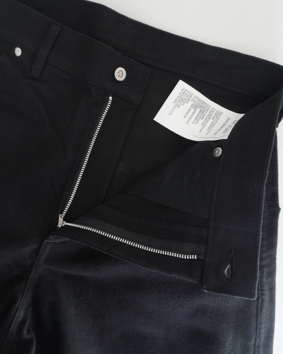 TUKI double knee pants / black / cotton melton【正規通販店】 – bollard