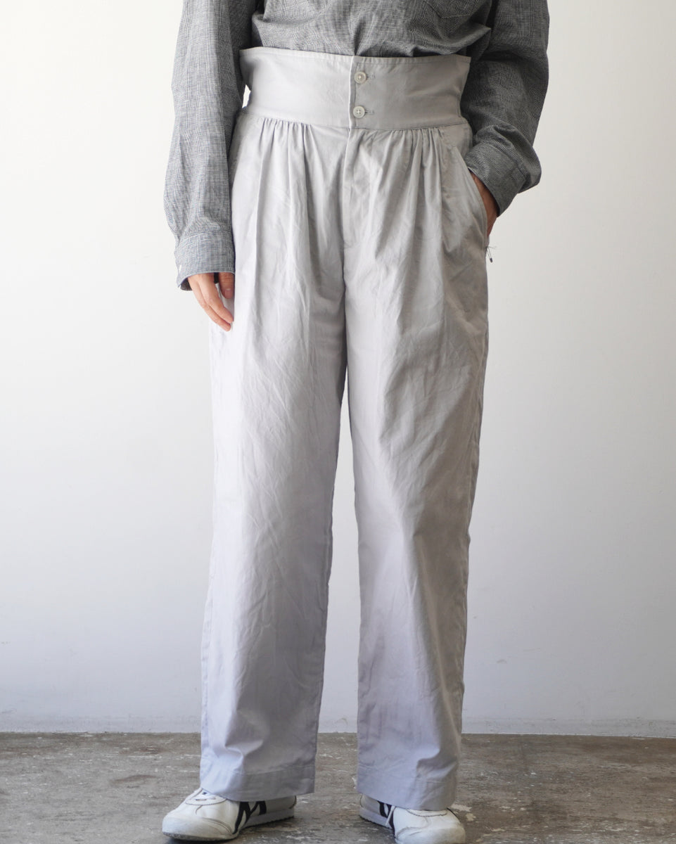 ゴーシュ20/1ポプリン ワイドパンツ【正規販売店】通販 服 ハイ