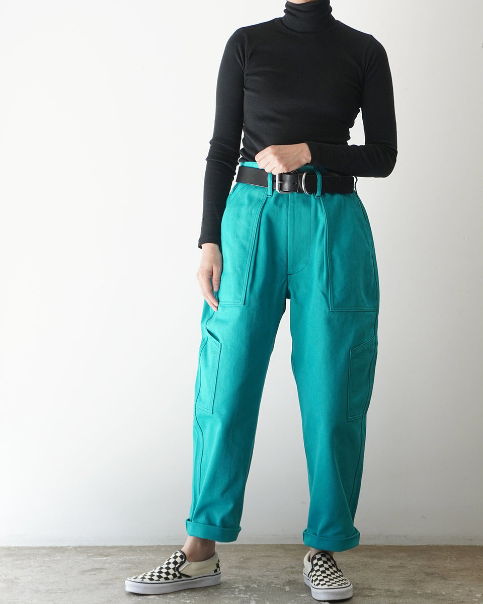 combat pants / turquoise / katsuraghi drill コンバットパンツ【正規