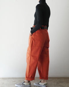 TUKI combat pants / dull orange / katsuraghi drill / size1