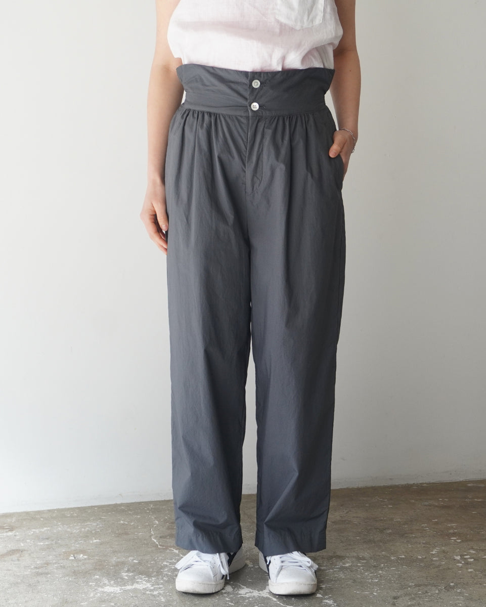 ゴーシュ 80/1タイプライター ワイドパンツ【正規販売店】通販 服 ハイ