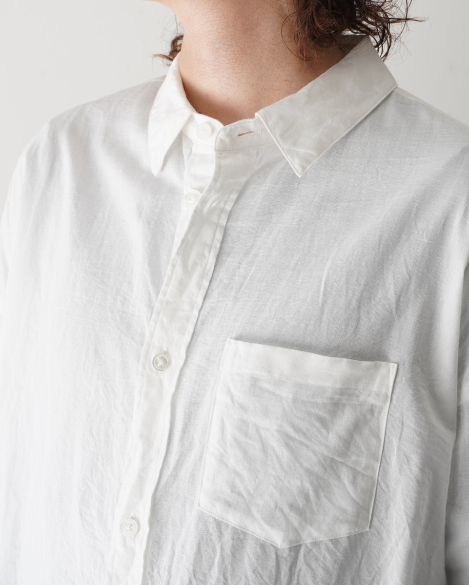 ガーゼシャツ ゴーシュ コットンリネンガーゼ シャツ【正規販売店】 通販 服