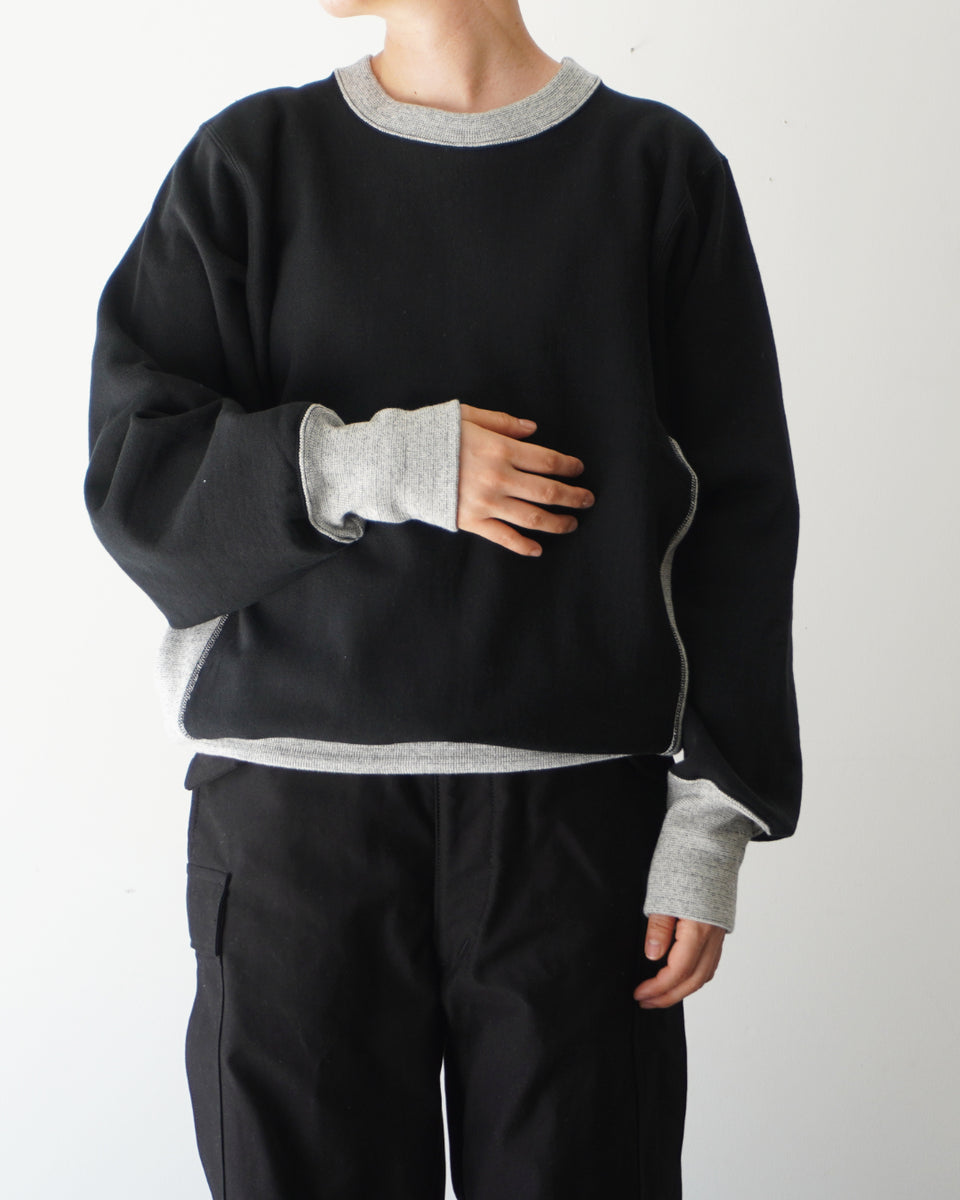 ​TUKI / ツキ | COTTON JUMPER コットンテリー クルーネック プルオーバー スウェット | 4 | ホワイト | メンズ TUKI cotton jumper / black 通販 【正規販売店】コットンジャンパー