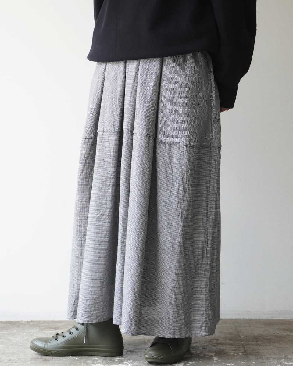 ゴーシュ コットンリネンガーゼ ロングスカート【正規販売店