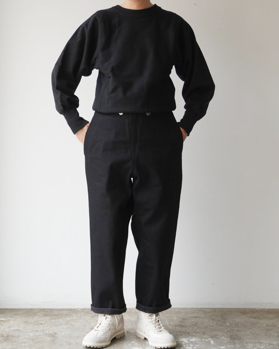 TUKI cotton jumper / black 通販 【正規販売店】コットンジャンパー