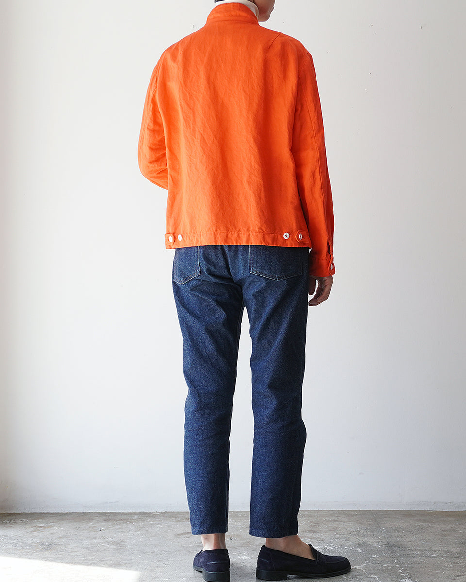 ゴーシュ リネンコットンツイルジップアップブルゾン ゴーシュ リネンコットンツイル ブルゾン - SUSCON + RUSTIC