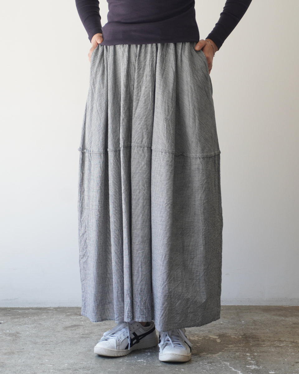 ゴーシュ コットンリネンガーゼ ロングスカート【正規販売店】 通販 服