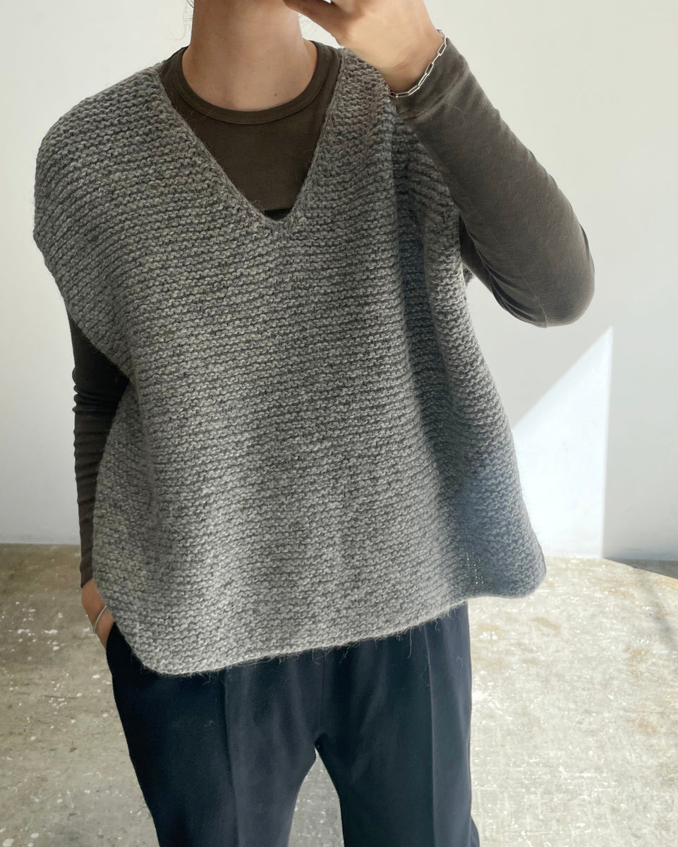 ゴーシュ | アルパカウールニットベスト ゴーシュ アルパカウールハンドニット ベスト 通販【正規販売店】服