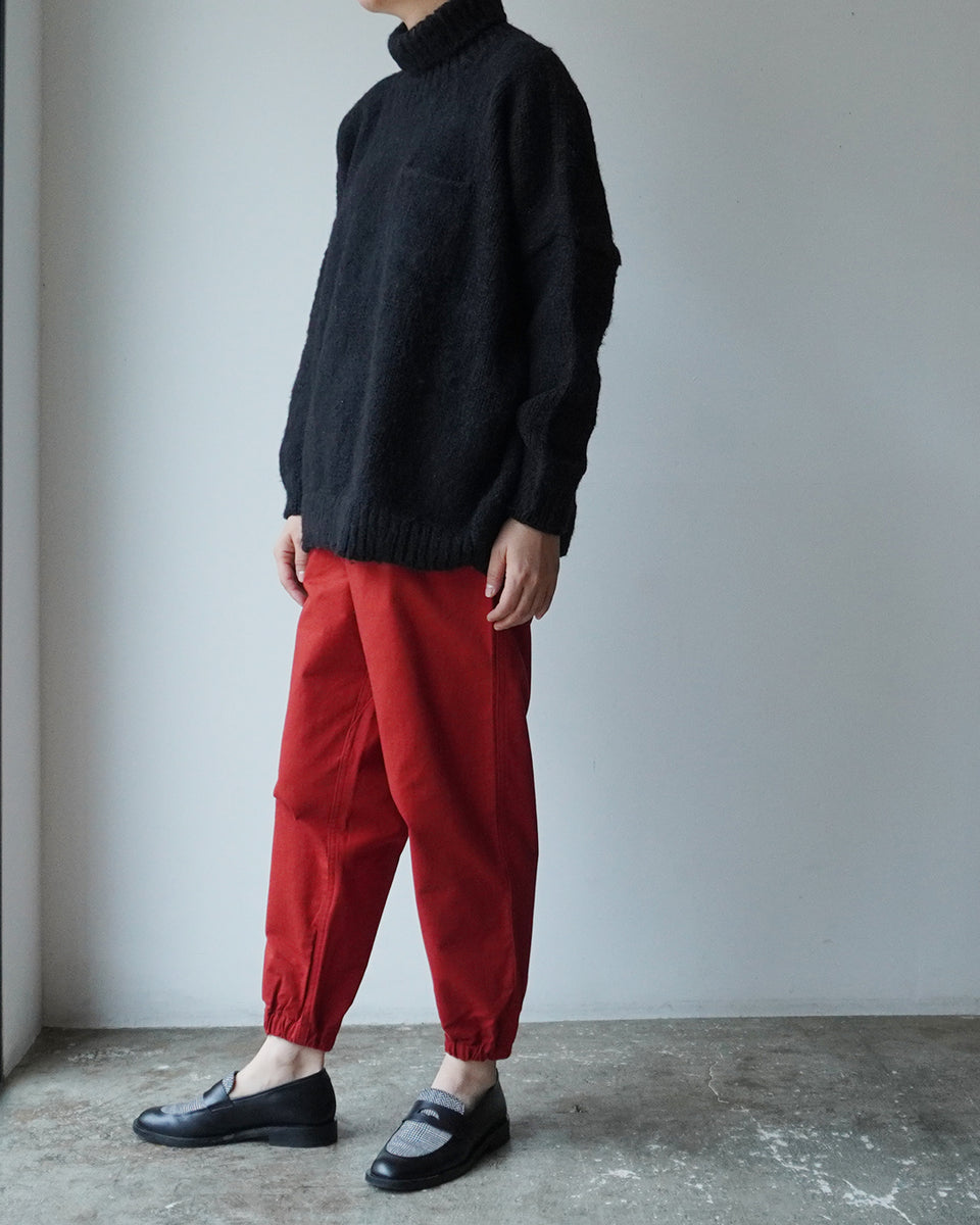 Guapi Limited Edition Blood Red Contrast Stacked Cargo Pants 38x32 