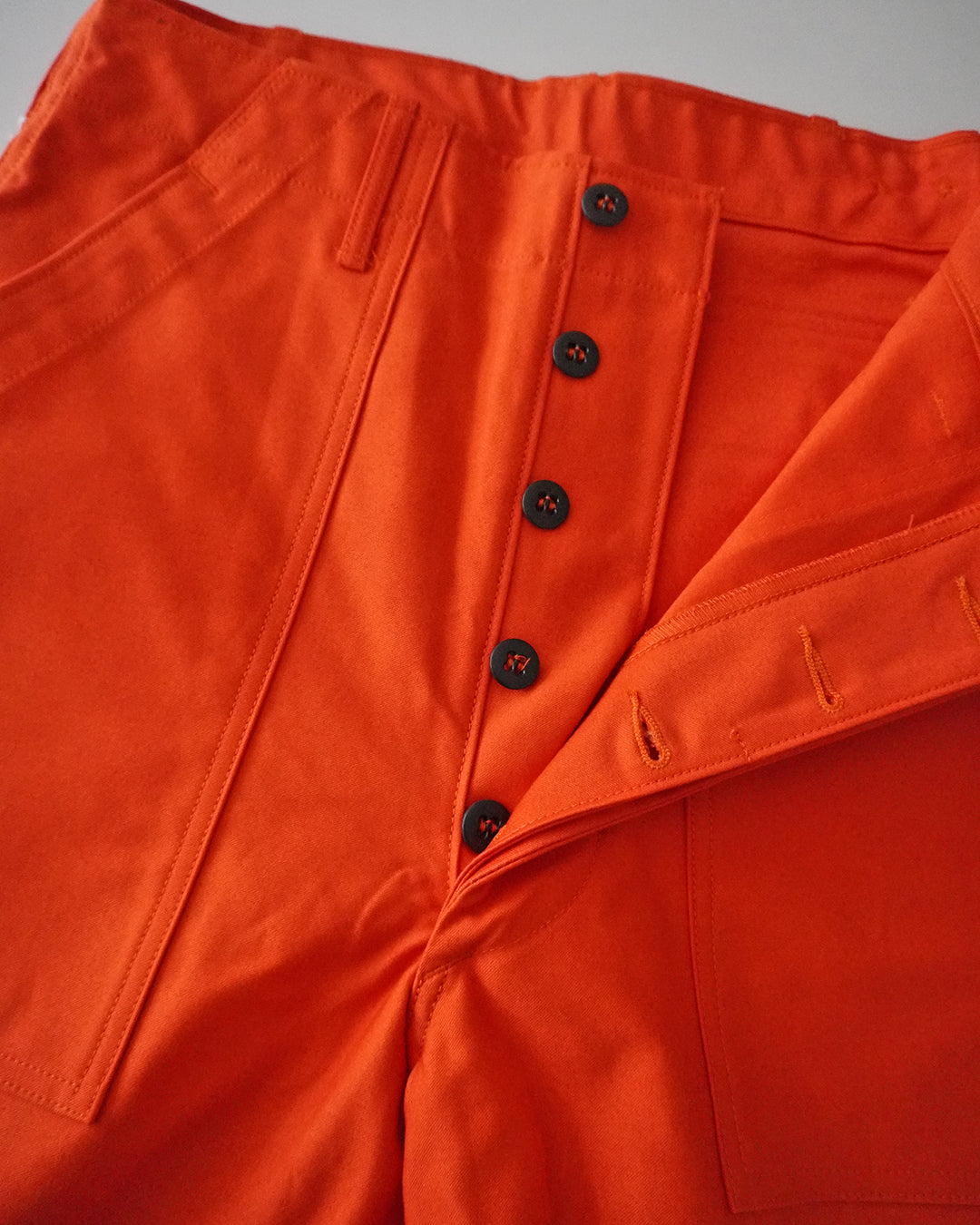 TUKI baker pants / orange / 2 ply sateen / size1,2