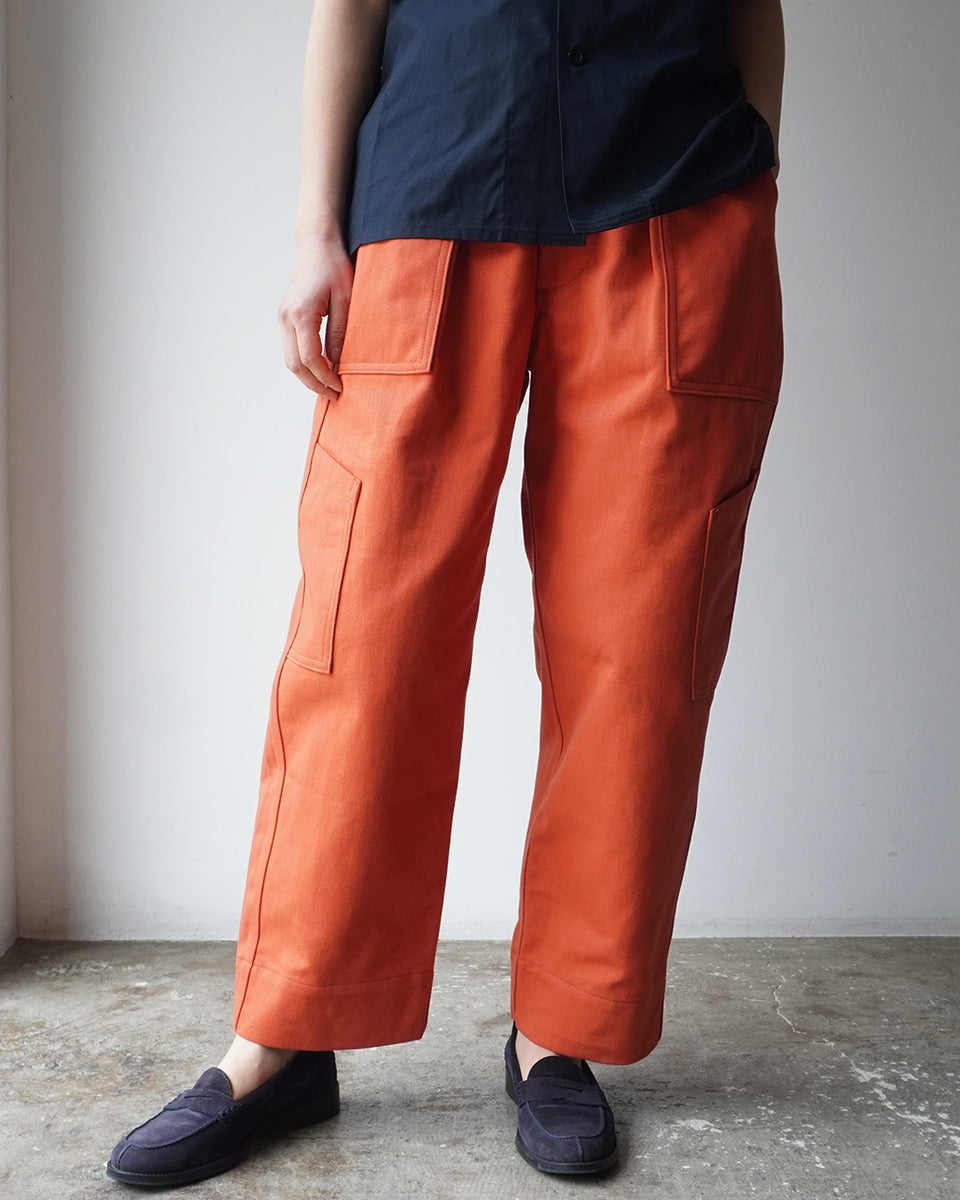 combat pants / dull orange / katsuraghi drill コンバットパンツ 