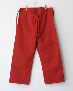TUKI karate pants / red / solid twill / size3