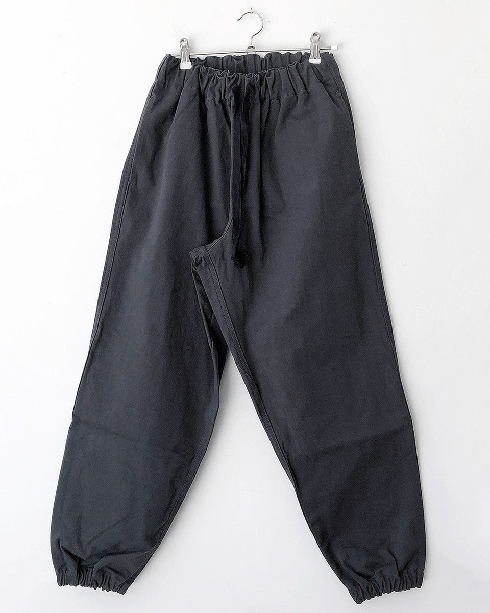 TUKI gum pants / steel blue / solid twill / size0,2 ガムパンツ