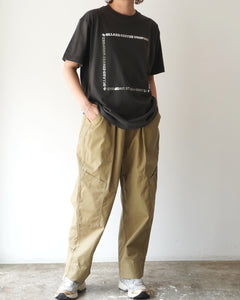 【銀箔】ロゴフレーム Tシャツ【2色】BOLLARD COFFEE