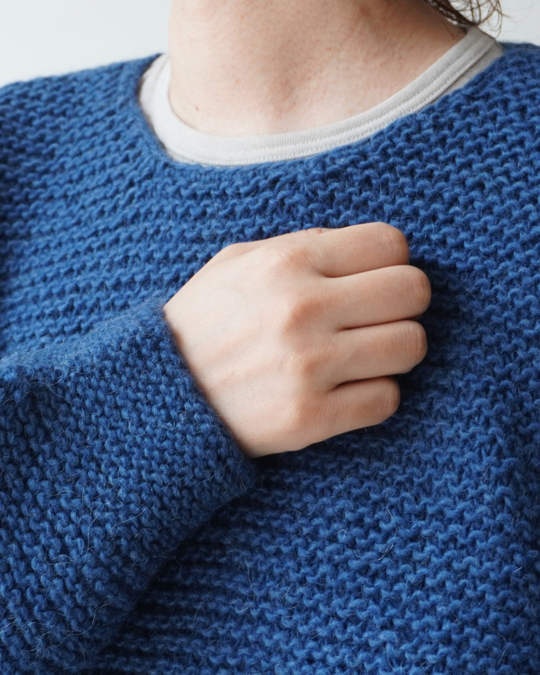 【10色】ゴーシュ スーピマカシミアフライス クルーネック