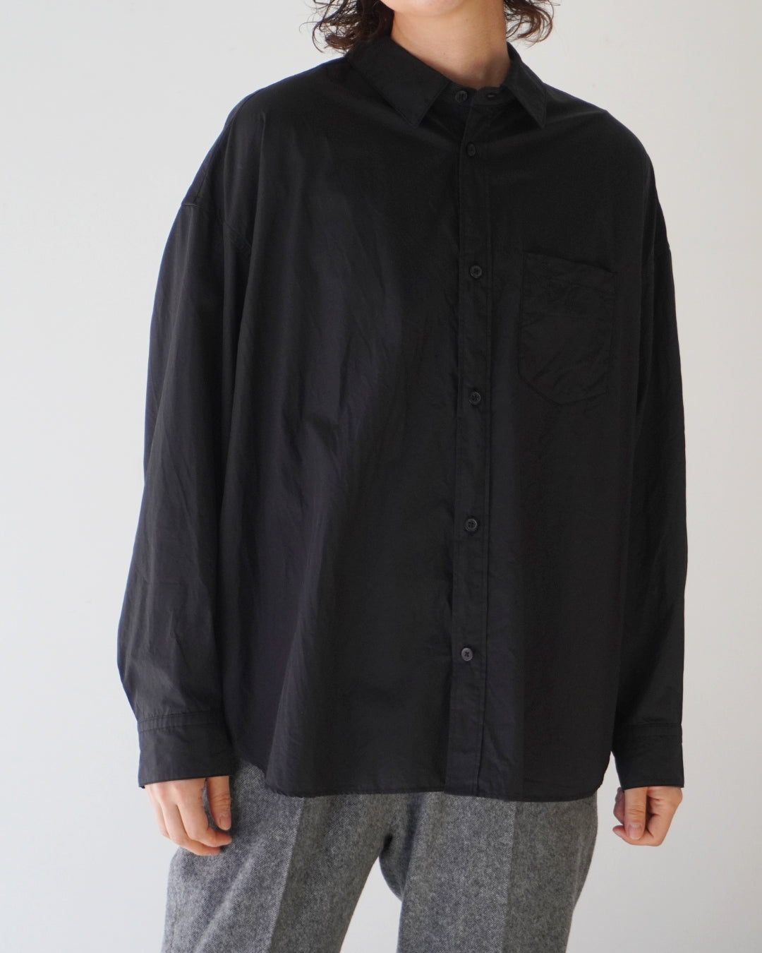 ゴーシュ ピマタイプライター シャツ / ブラック