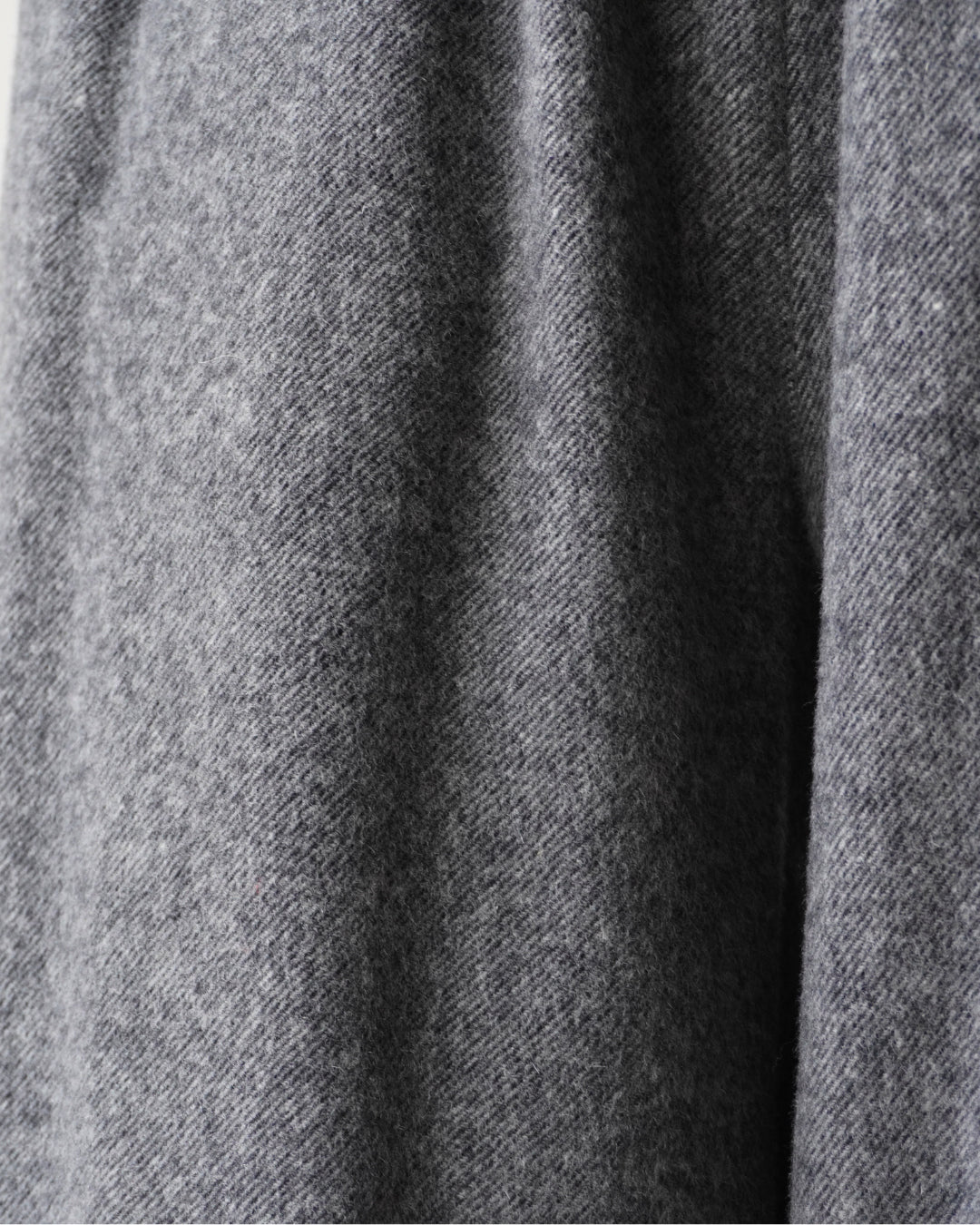 ゴーシュ ウールベロア ワイドパンツ /  グレー