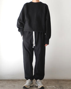 TUKI cotton long johns / black / size2