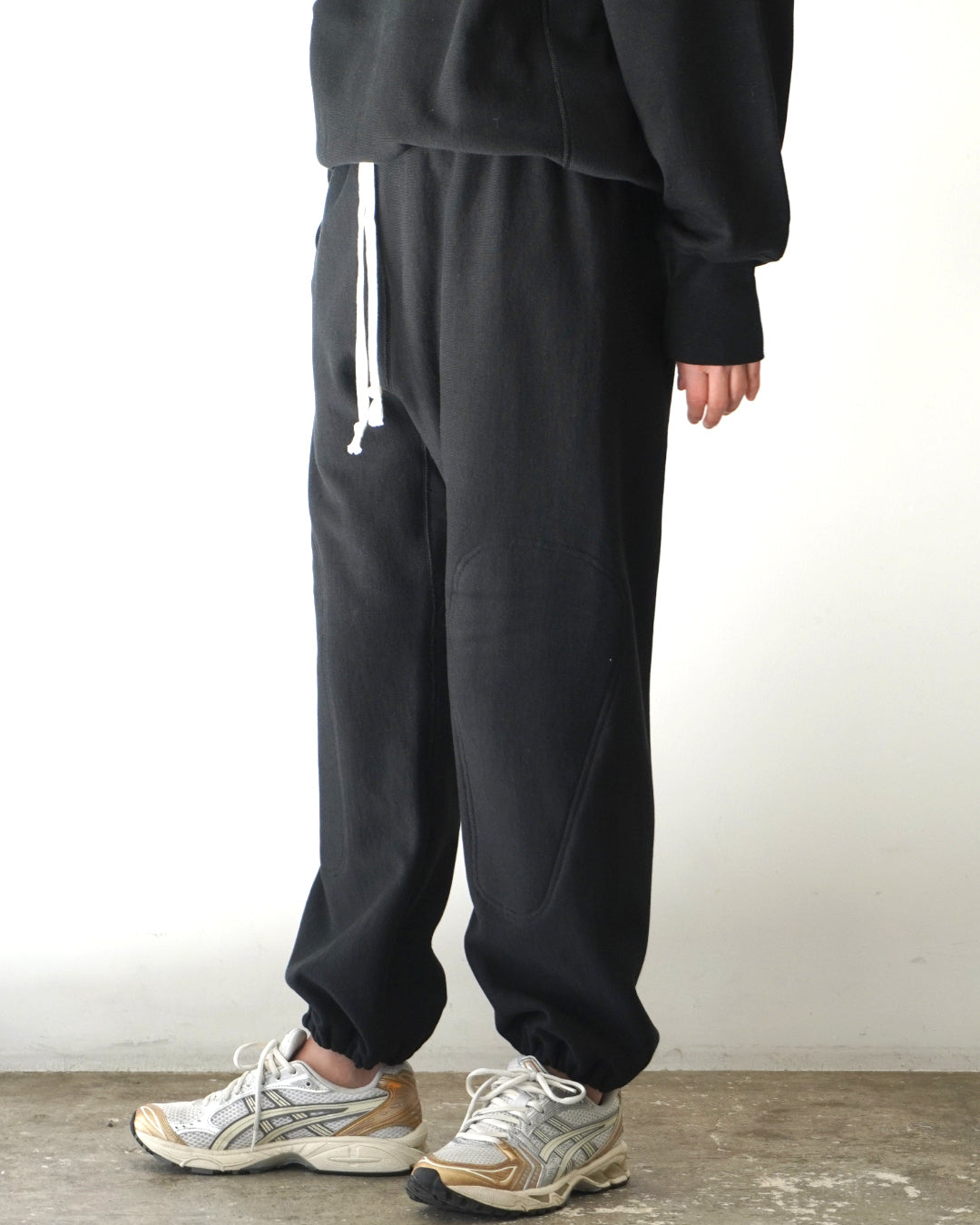 TUKI cotton long johns / black / size2