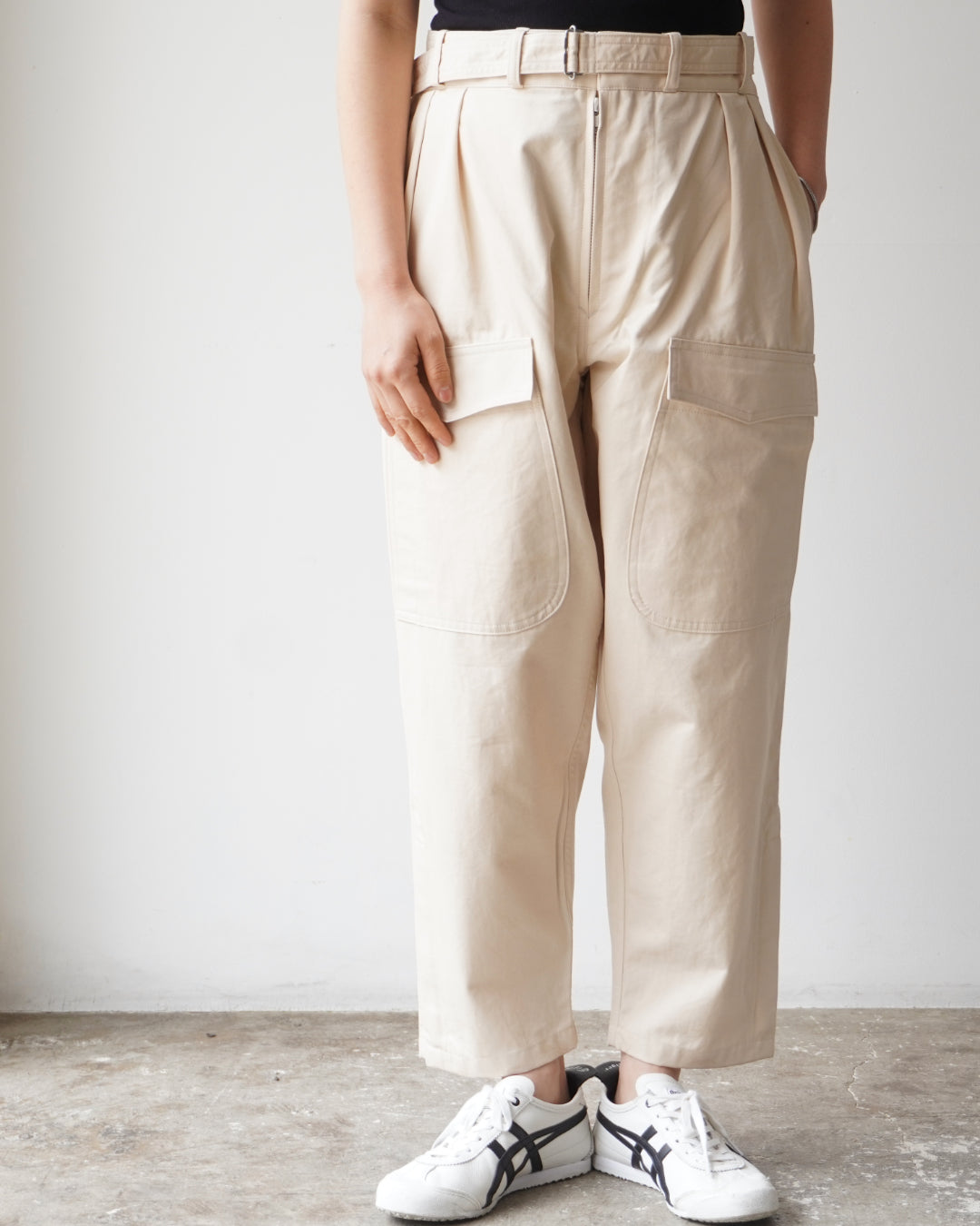 TUKI pilot pants / ecru / gabardine / size0