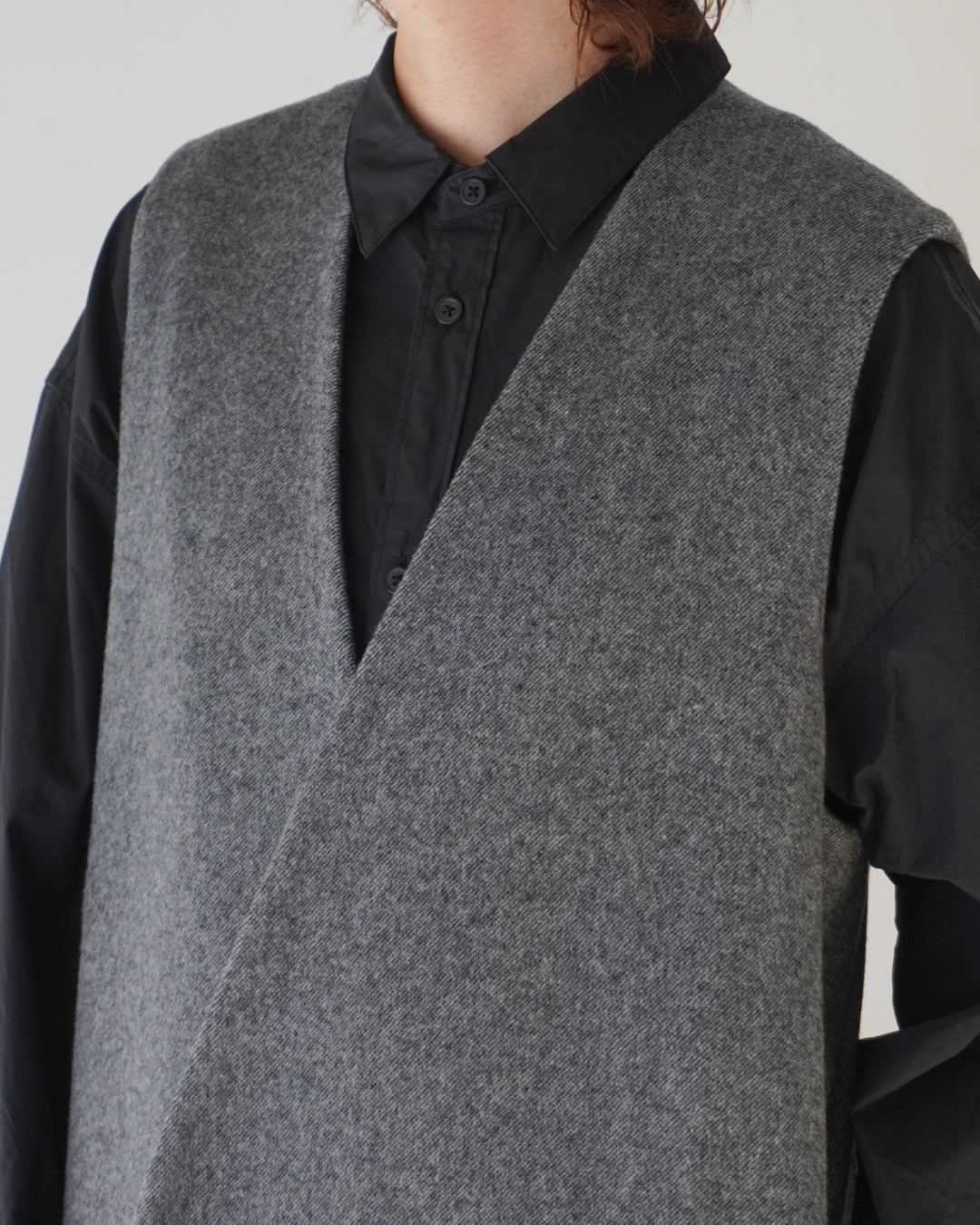 ゴーシュ ピマタイプライター シャツ / ブラック