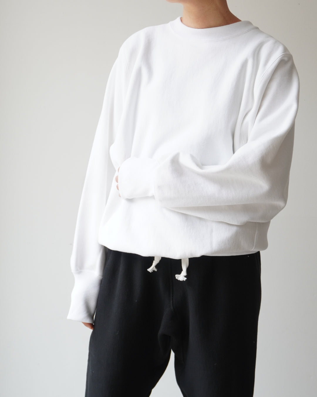 TUKI cotton jumper / white 通販 【正規販売店】コットン ジャンパー