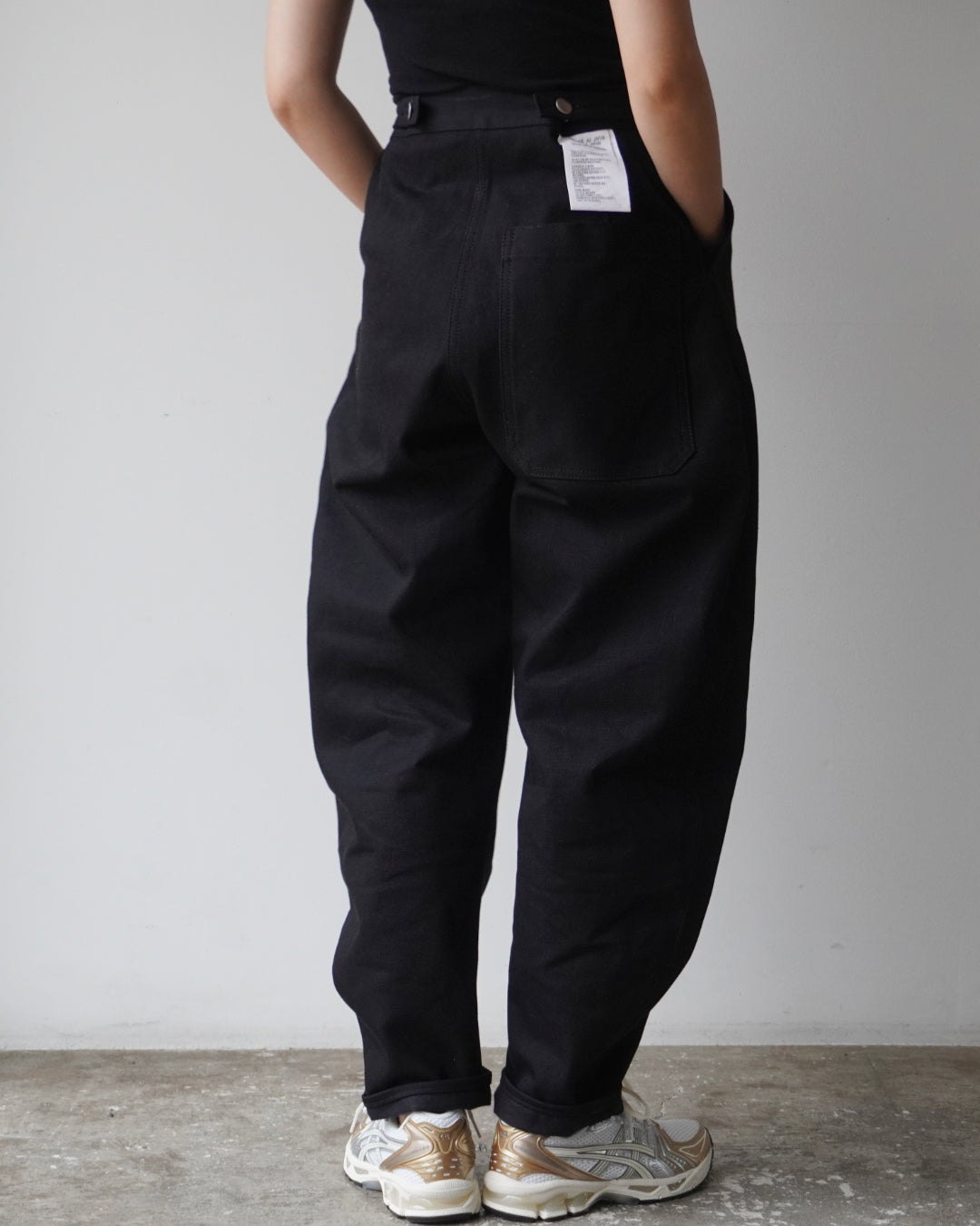 TUKI type4 / black/black denim / size0,1