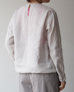 ゴーシュ 60/1ヘンプ 丸首 ブラウス【正規販売店】 通販 服 シャツ