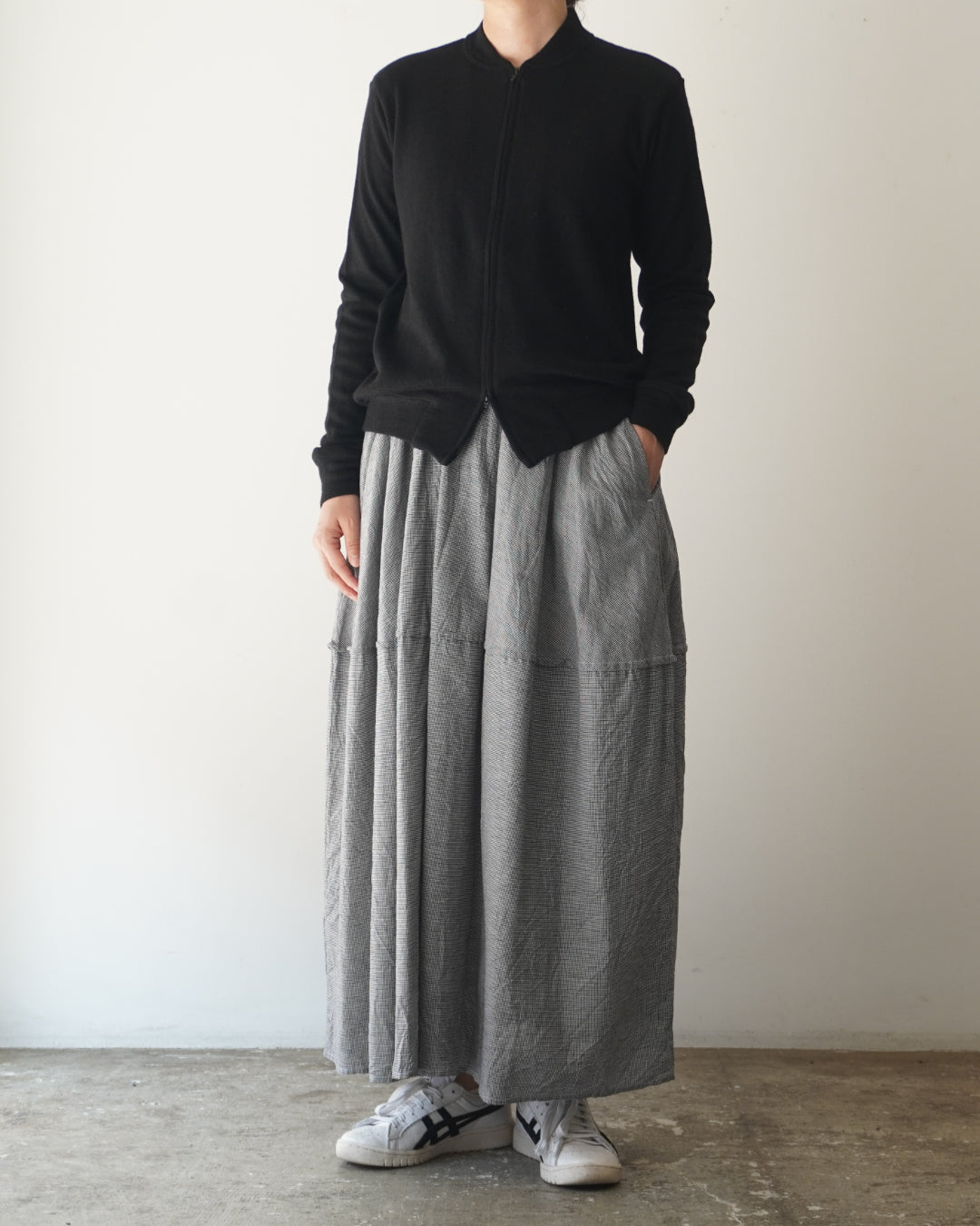 ゴーシュ コットンリネンガーゼ ロングスカート【正規販売店】 通販 服