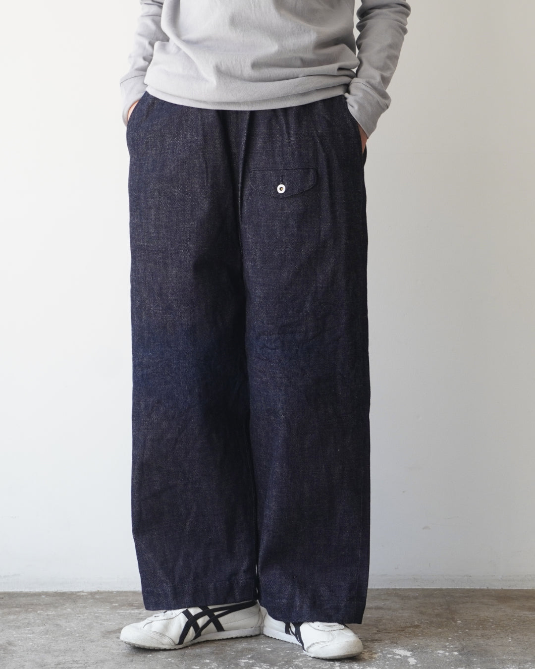 ゴーシュ セルベッジデニム ワイドパンツ　美品 ゴーシュ セルベッジデニム ワイドパンツ 通販【正規販売店】服
