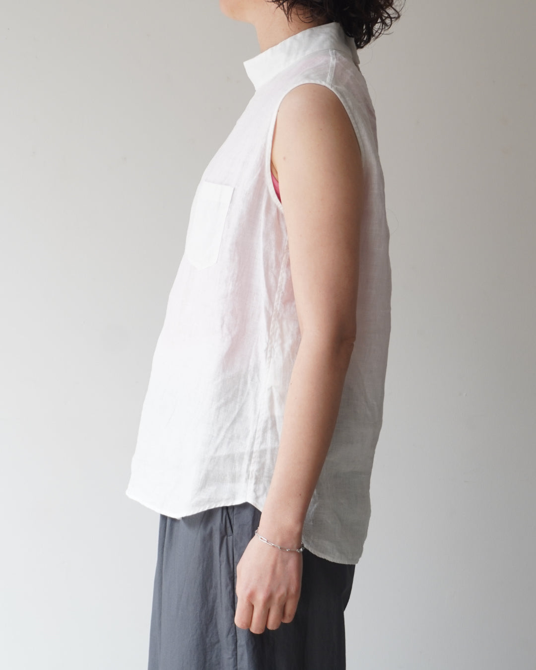 ゴーシュ 60/1ヘンプ ノースリーブブラウス【正規販売店】 服 通販