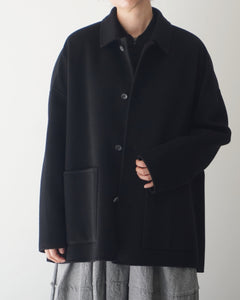 ゴーシュ ウールシルクカシミアリバー ハーフコート 通販 服 【正規