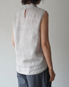 ゴーシュ 60/1ヘンプ ノースリーブブラウス【正規販売店】 服 通販 