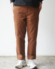 TUKI s/s slim trousers / brown / katsuraghi drill / size1