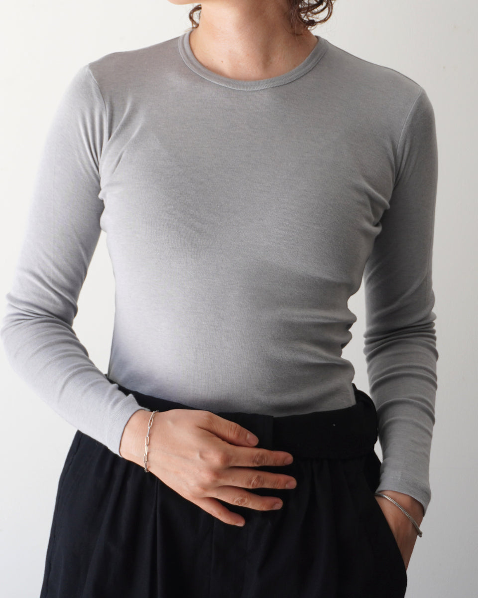 ゴーシュ スーピマカシミアフライス 長袖 クルーネック / 5色 【正規
