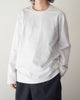 【2色】TUKI long sleeve T / white black / size0,2