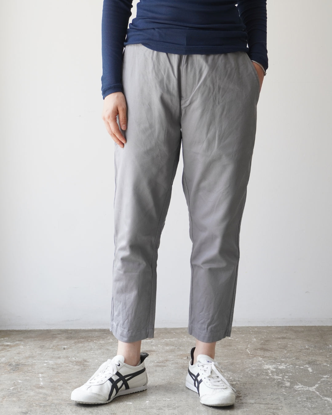 ゴーシュ カツラギパンツ ブルーグレー ゴーシュ カツラギワイドパンツ - SUSCON + RUSTIC HOUSE
