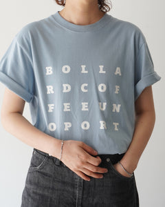 【限定】2色 タイプフェイス Tシャツ / BOLLARD COFFEE