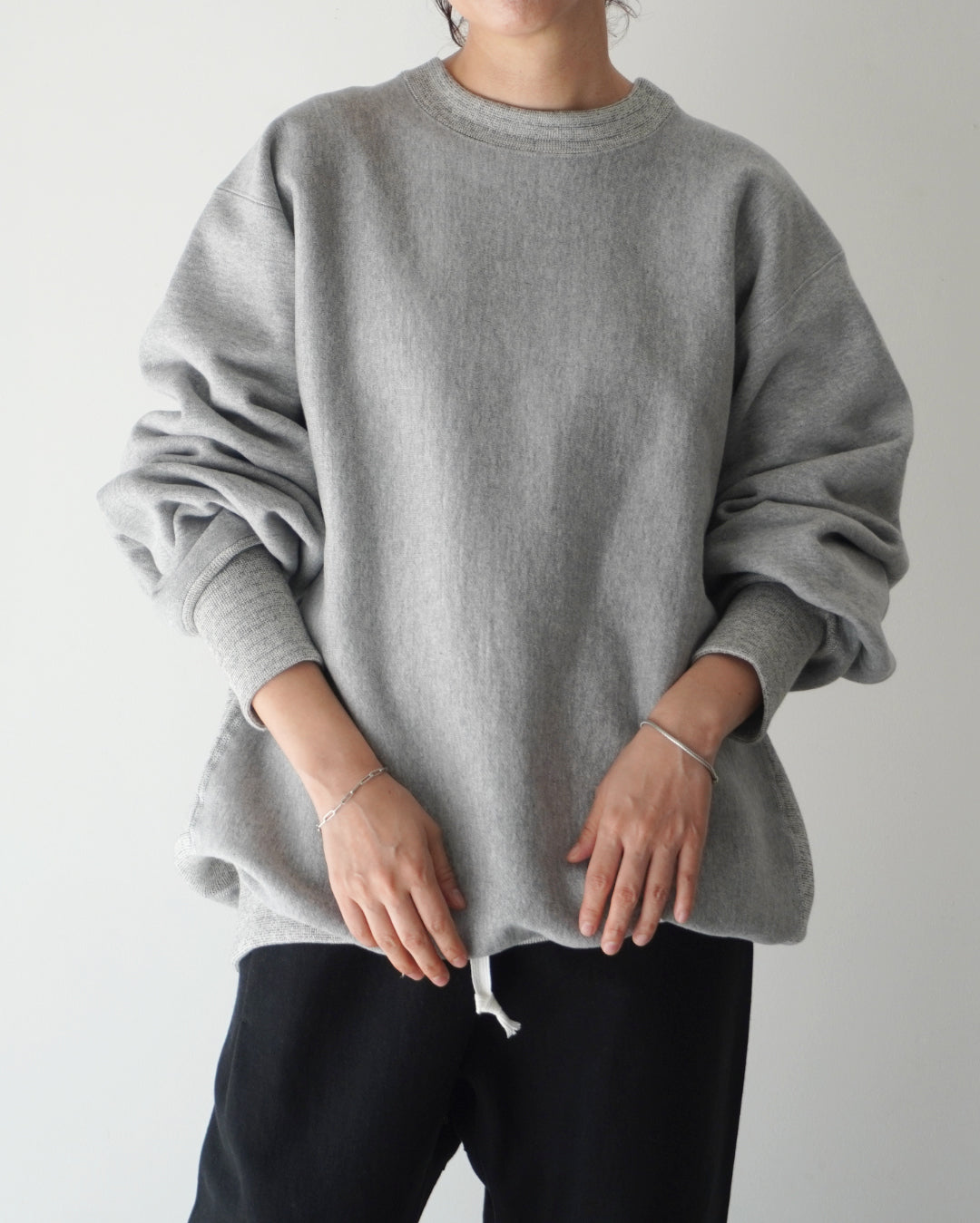 TUKI cotton jumper / black 通販 【正規販売店】コットンジャンパー