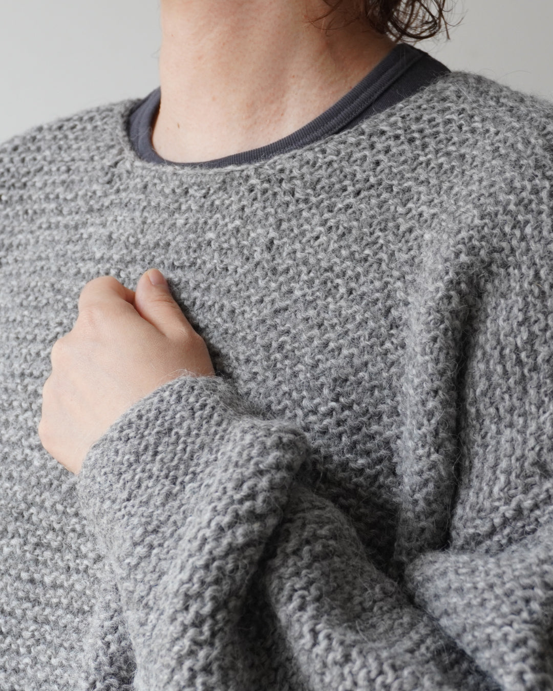 【10色】ゴーシュ スーピマカシミアフライス クルーネック