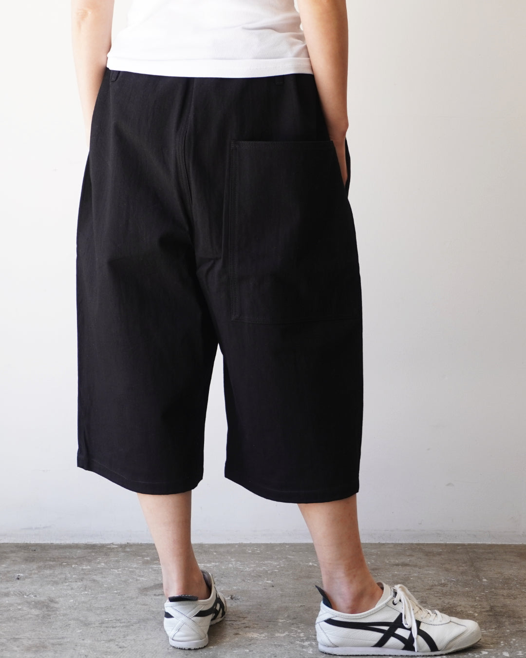 TUKI big shorts / blue black / high count denim【正規通販店