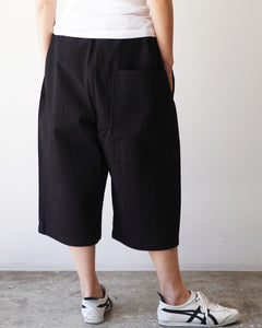 TUKI big shorts / blue black / high count denim【正規通販店 