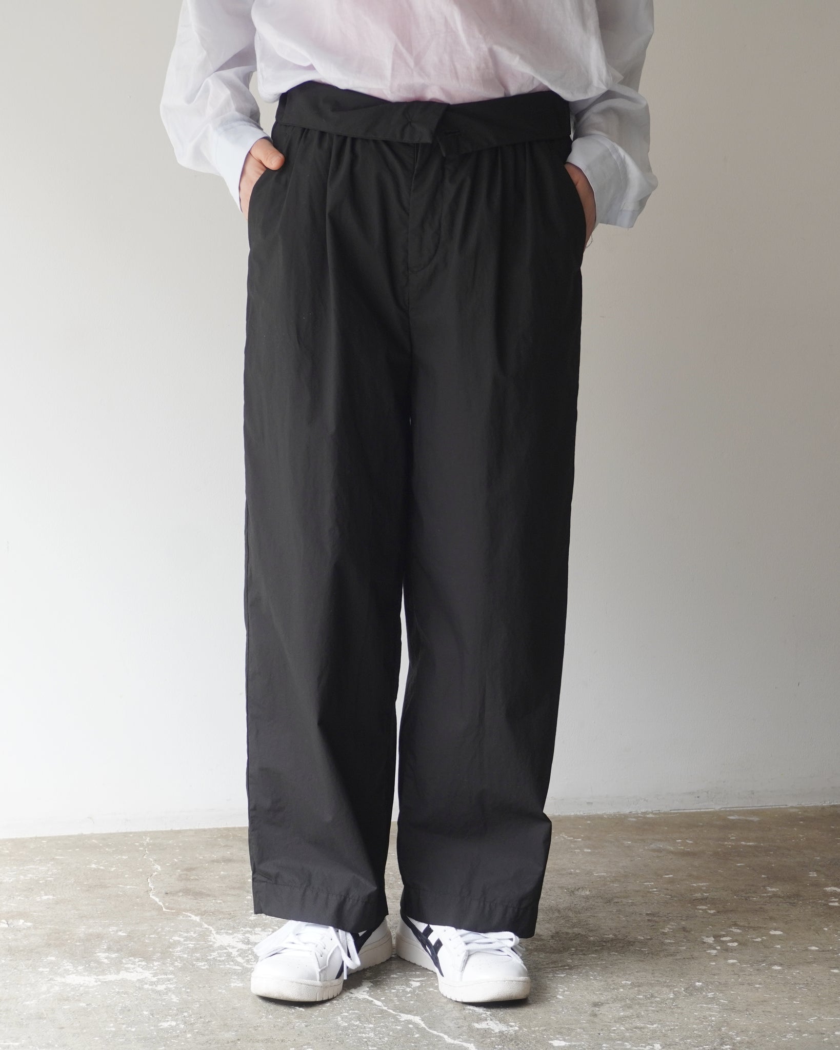 ゴーシュ 80/1タイプライター ワイドパンツ【正規販売店】通販 服 ハイ