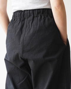 TUKI gum pants / black / solid twill / size1