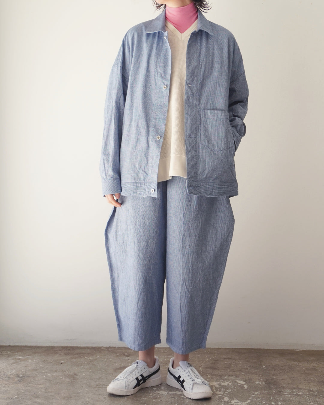 ユーゴ　セットアップ ゴーシュ インディゴピンヘッド ジャケット 服 通販 セットアップ