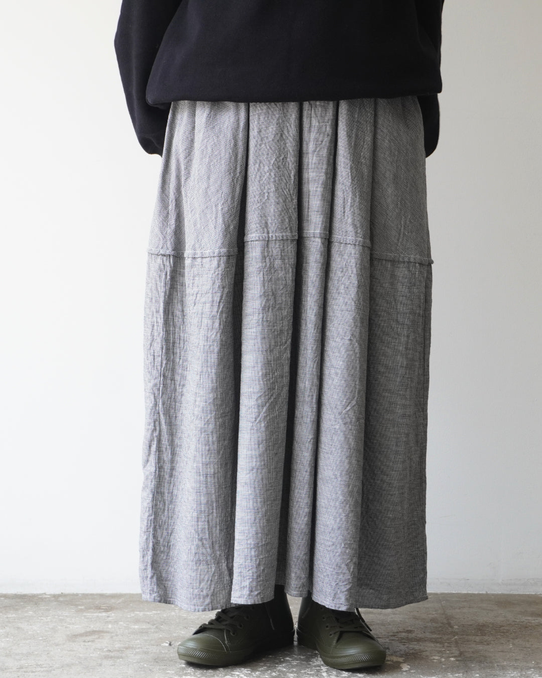 ゴーシュ ロングスカート ゴーシュ コットンリネンガーゼ ロングスカート【正規販売店】 通販 服