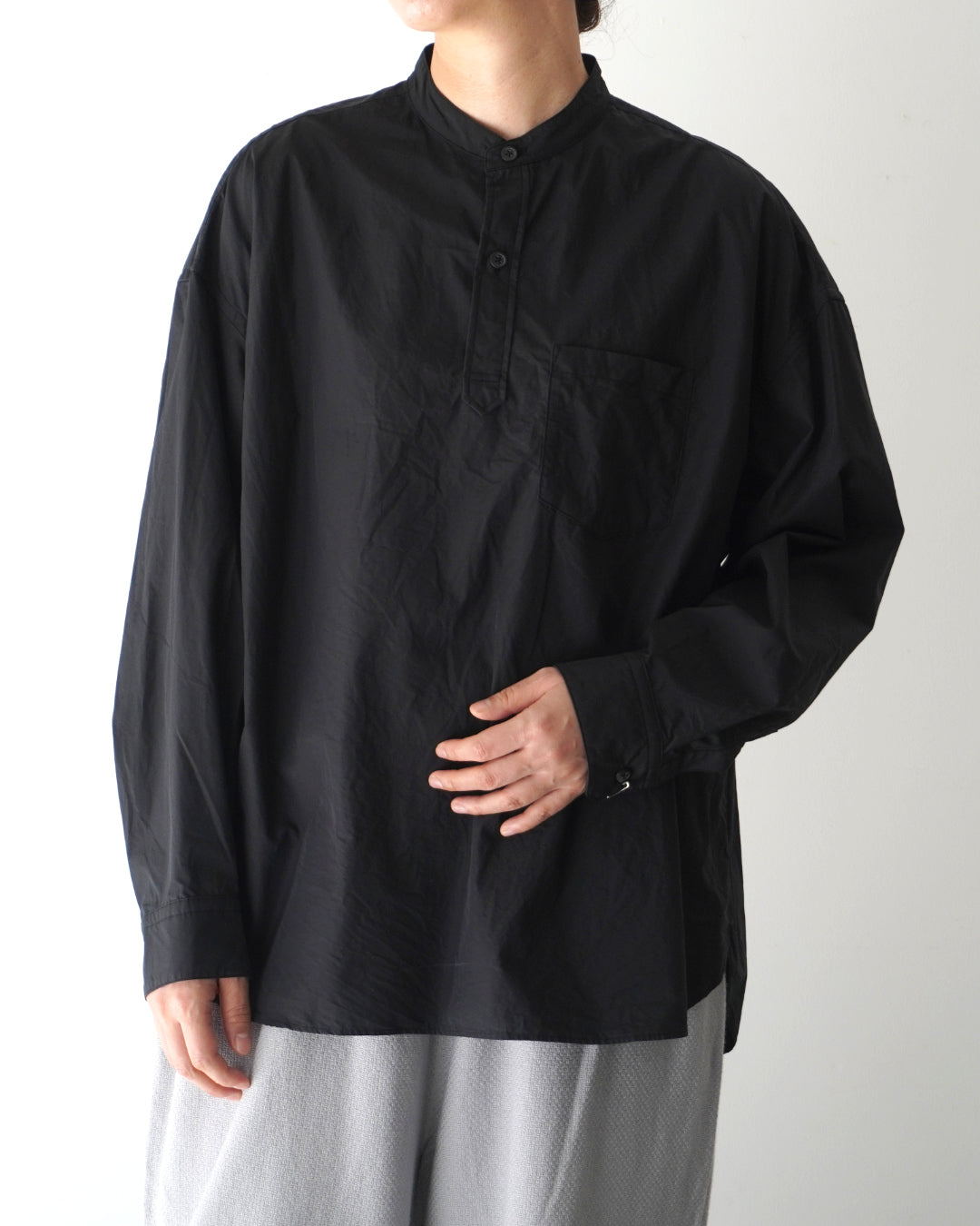 ゴーシュ ピマタイプライター ボタン プルオーバーシャツ【正規販売店