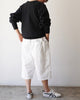 TUKI big shorts / white / double gabardine / size4