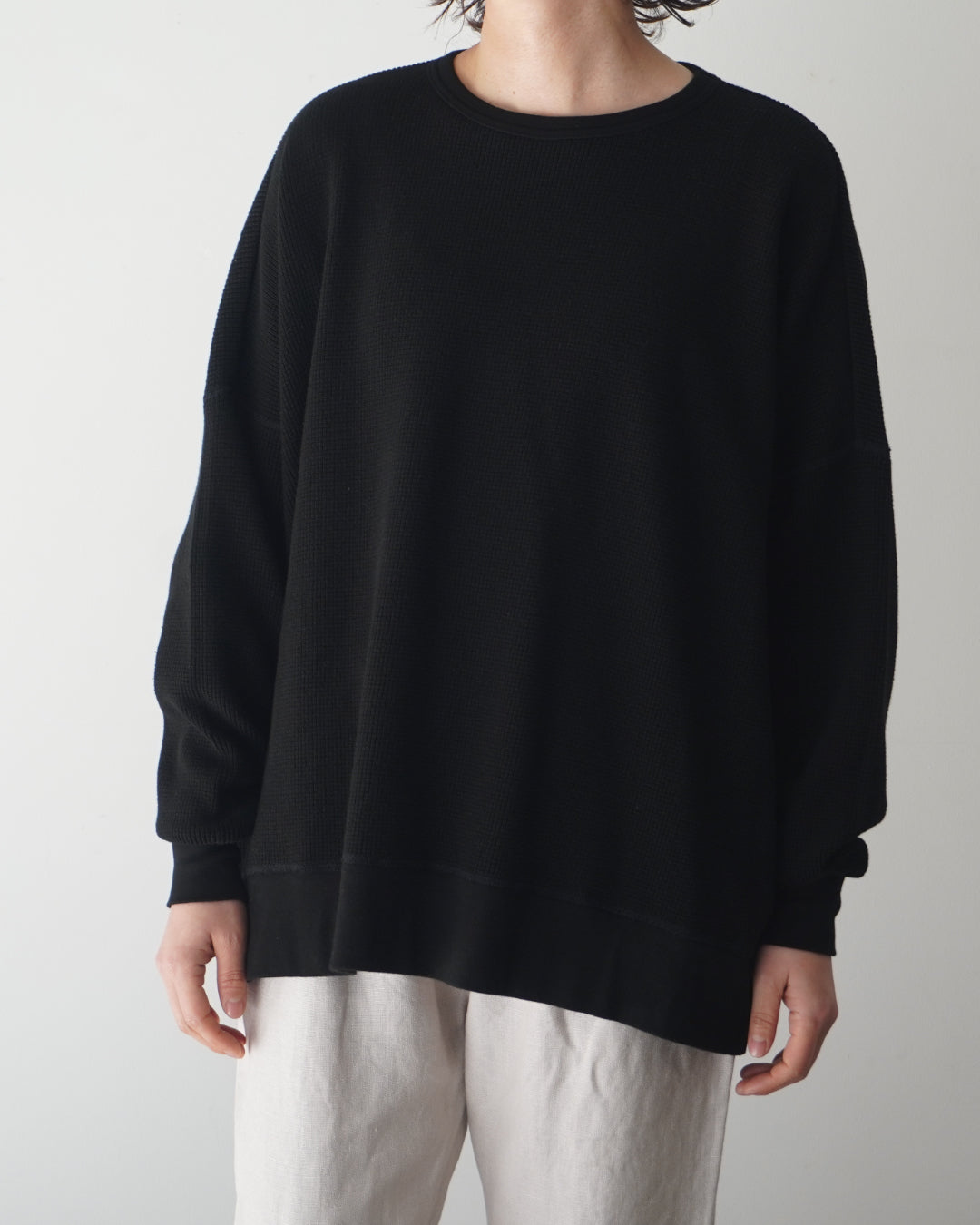 ゴーシュ　ニット ゴーシュ ハーフリブ 長袖ワイド幅 通販【正規販売店】服 カットソー