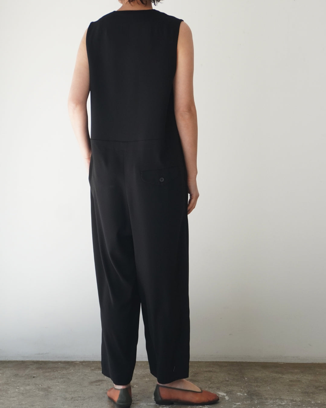 ゴーシュ バックサテンブラックサロペット【正規販売店】 通販 服